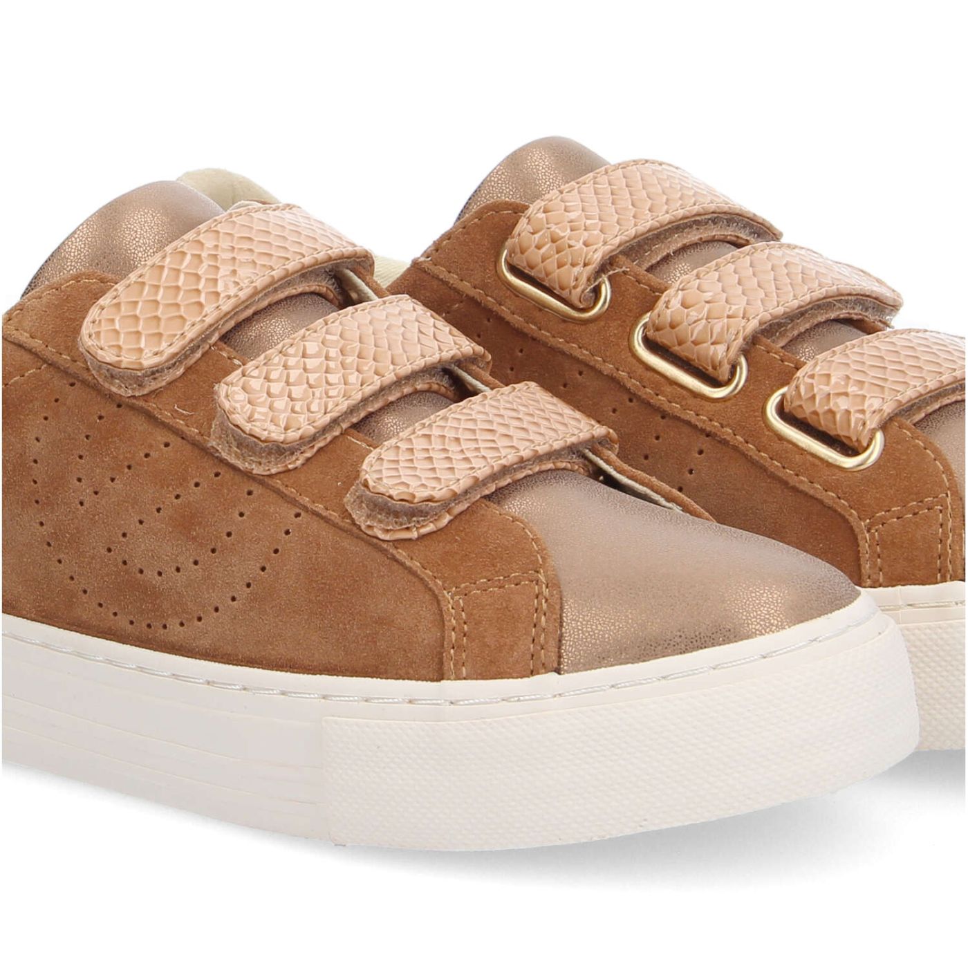 ARCADE STRAPSPERFO W - SDE/GLOW/KROCO - BROWN/BRONZE/BEIGE